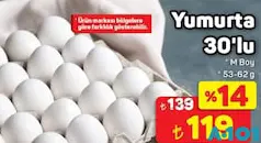 YUMURTA 30'LU YUMURTA 30'LU